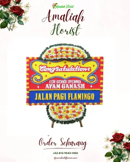 Sewa Papan Bunga Wisma 77 Jakarta Barat